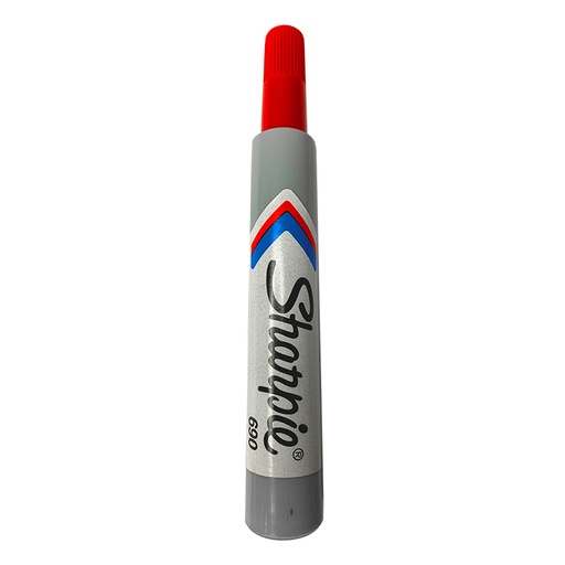 [V302573] MARCADOR PERMANENTE PUNTA REDONDA 690 ROJO