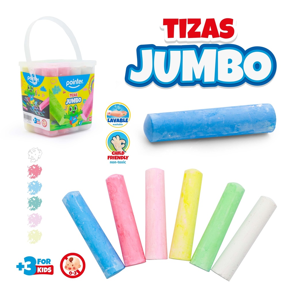 TIZAS JUMBO x12PZAS