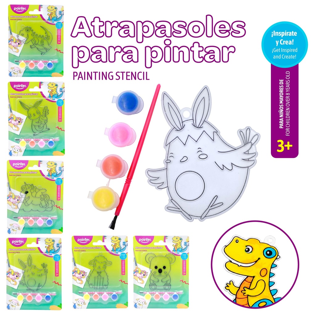 KIT DE ATRAPASOL PARA PINTAR CON PINCEL