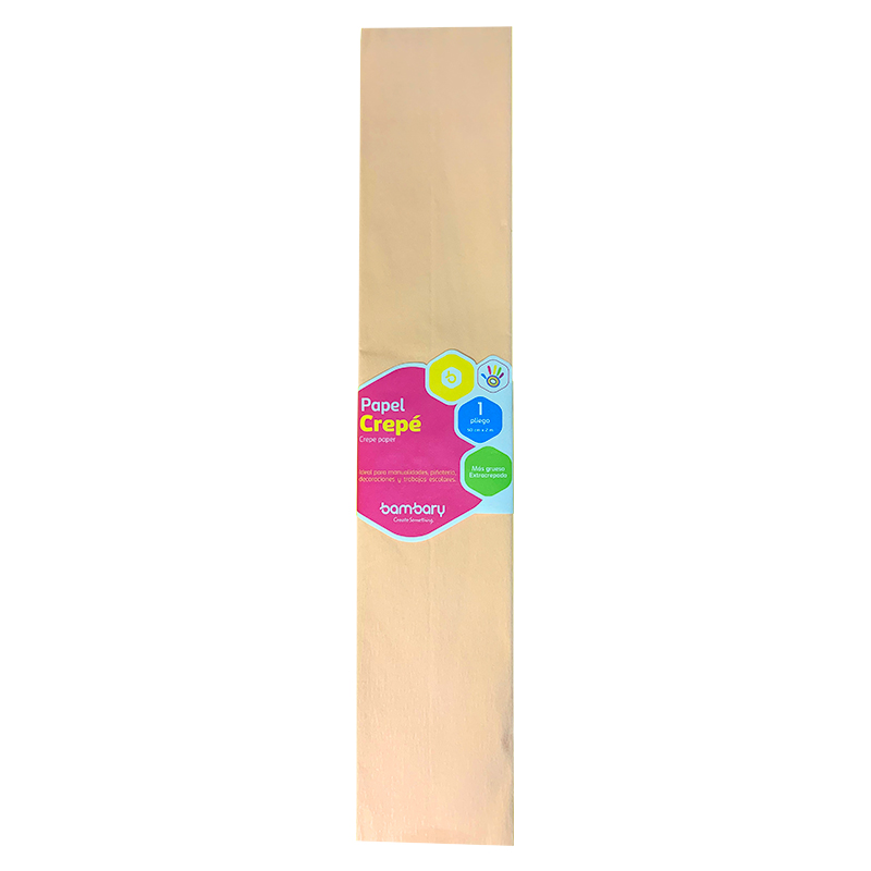 PAPEL CREPE SALMON - 50CM x 2M