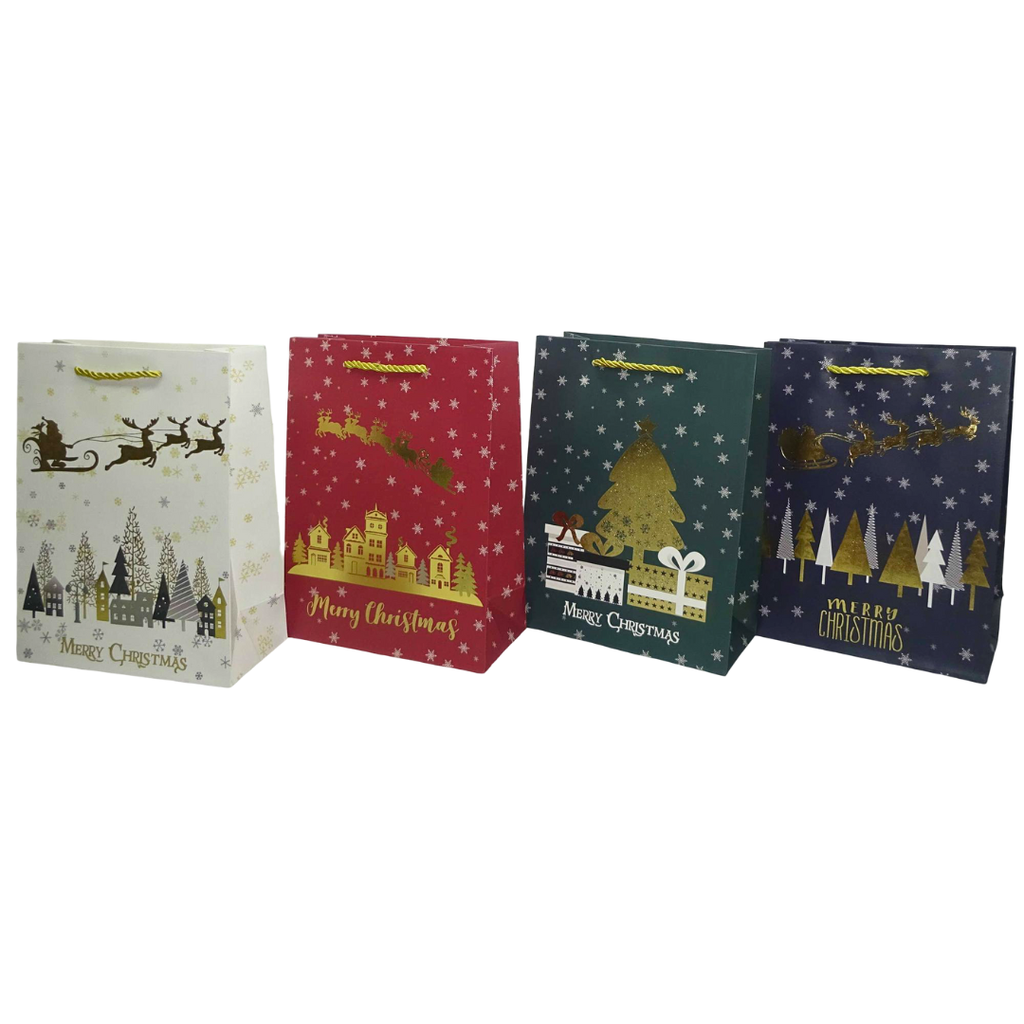 BOLSA DE REGALO PEQUEÑA NAVIDAD 18x24x8.5CM
