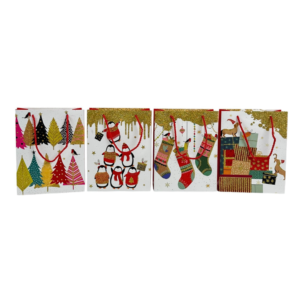 BOLSA DE REGALO PEQUEÑA NAVIDAD 23x18x10CM