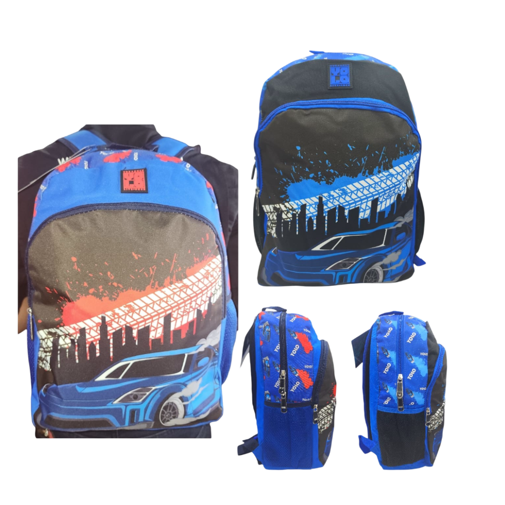 BOLSO ESCOLAR AUTO DEPORTIVO 