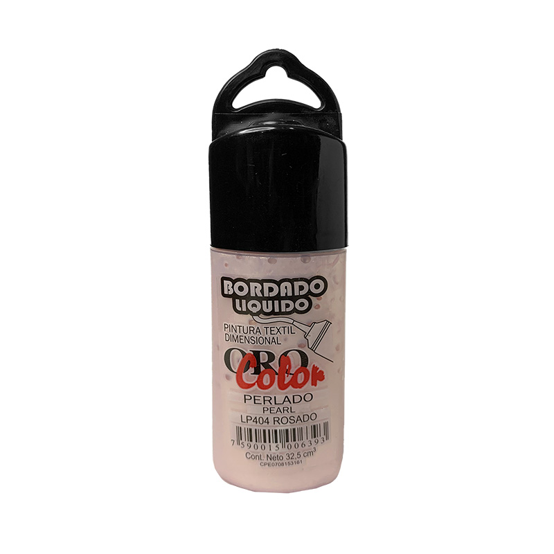 BORDADO LIQUIDO PERLADO ROSADO 32.5CM