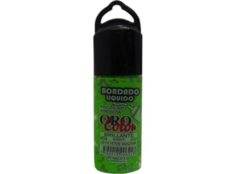 BORDADO LIQUIDO BRILLANTE VERDE MANZANA 32,5ML
