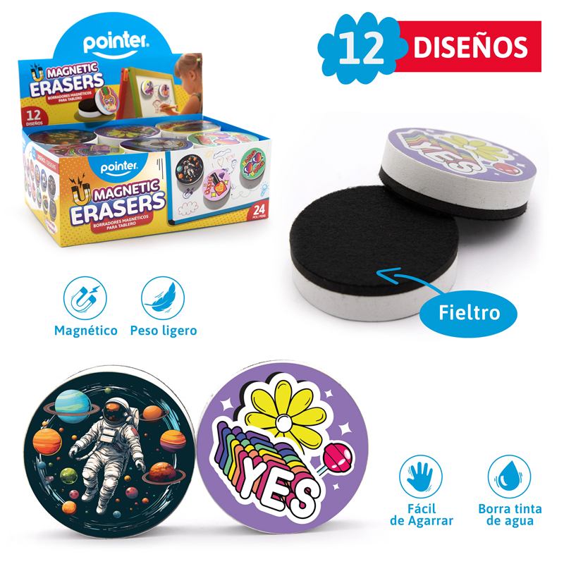 BORRADOR MAGNETICO PARA TABLERO (DISEÑO)