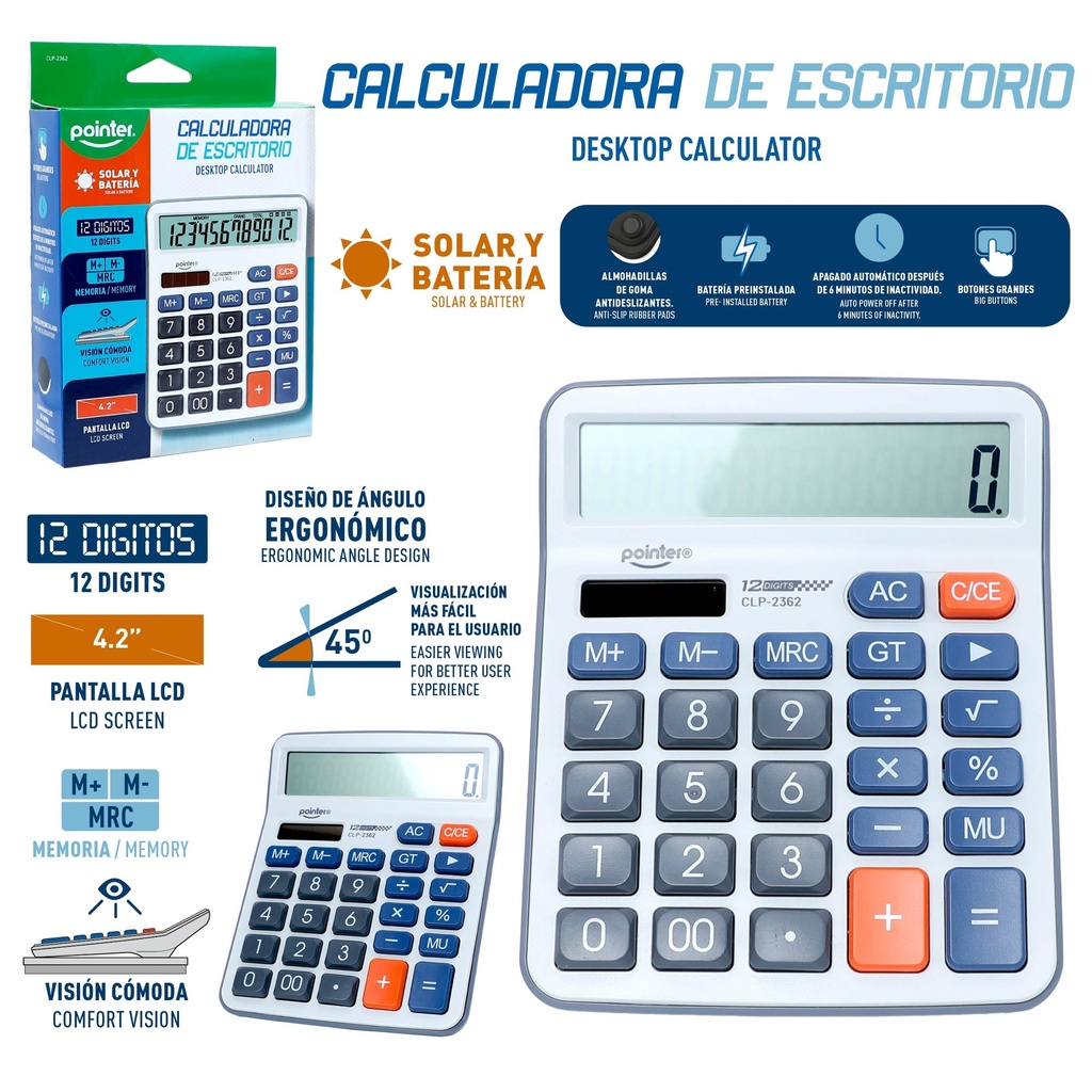 CALCULADORA 12 DIGITOS