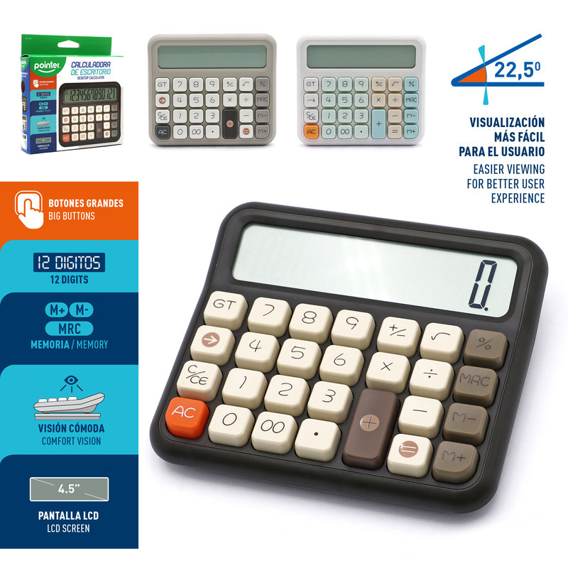 CALCULADORA 12 DIGITOS 