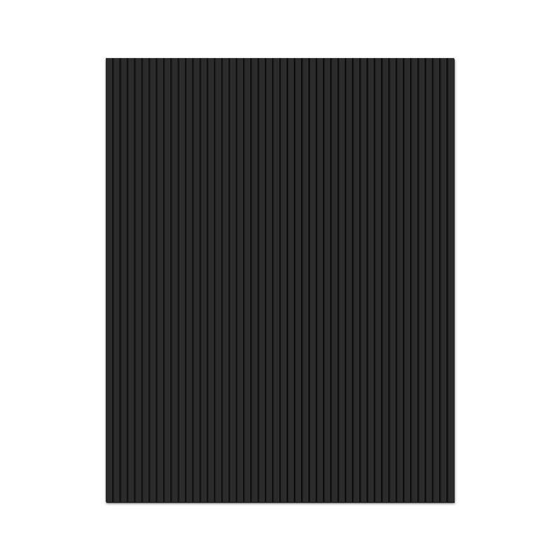 CARTULINA ONDA MICROCOLOR NEGRO EBANO 161GR 50x70CM