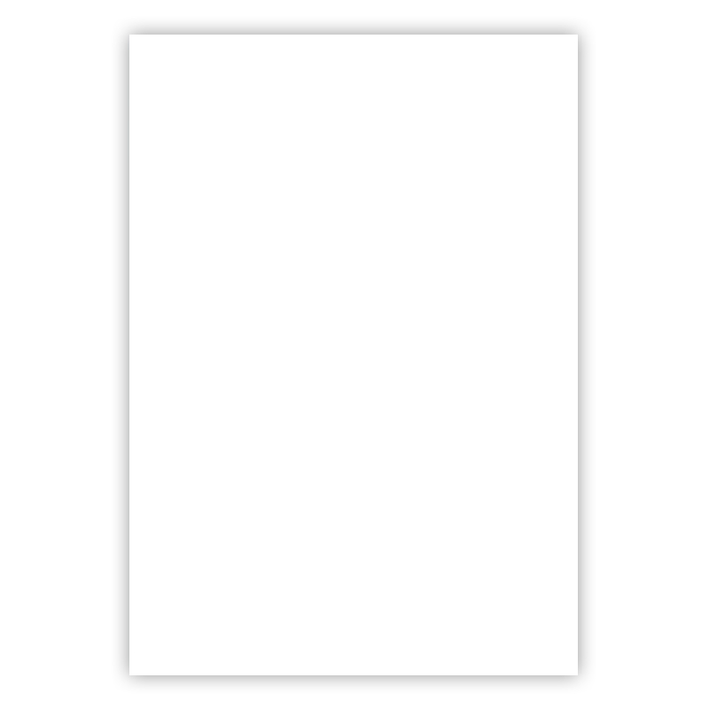 CARTULINA BRISTOL SATINADA BLANCO OPALINA 200GR - CARTA 21.6x27.9CM
