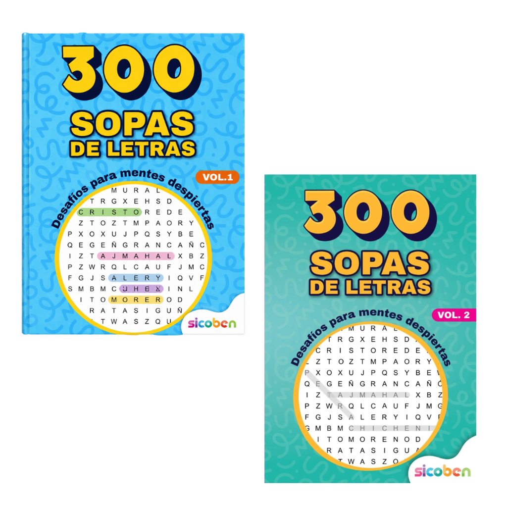300 SOPA DE LETRAS