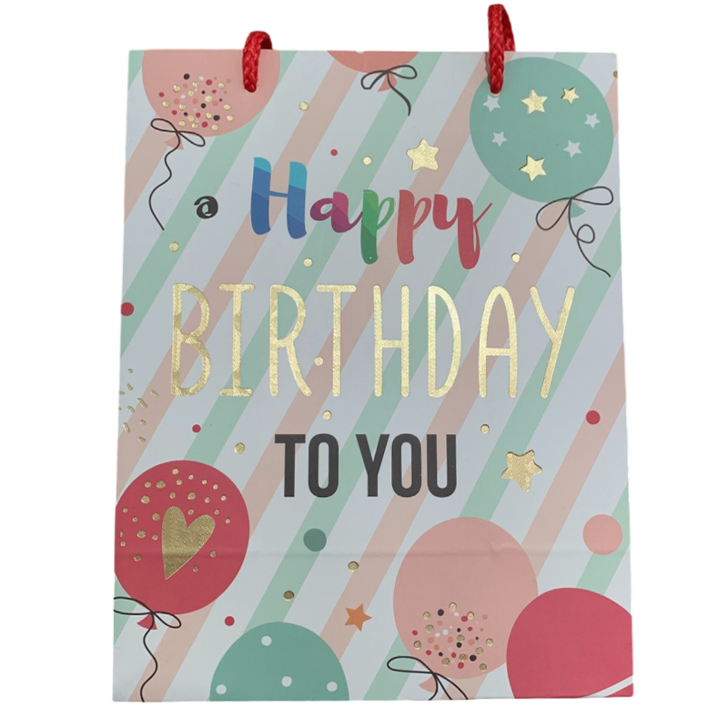 BOLSA DE REGALO PEQUEÑA HAPPY BIRTHDAY