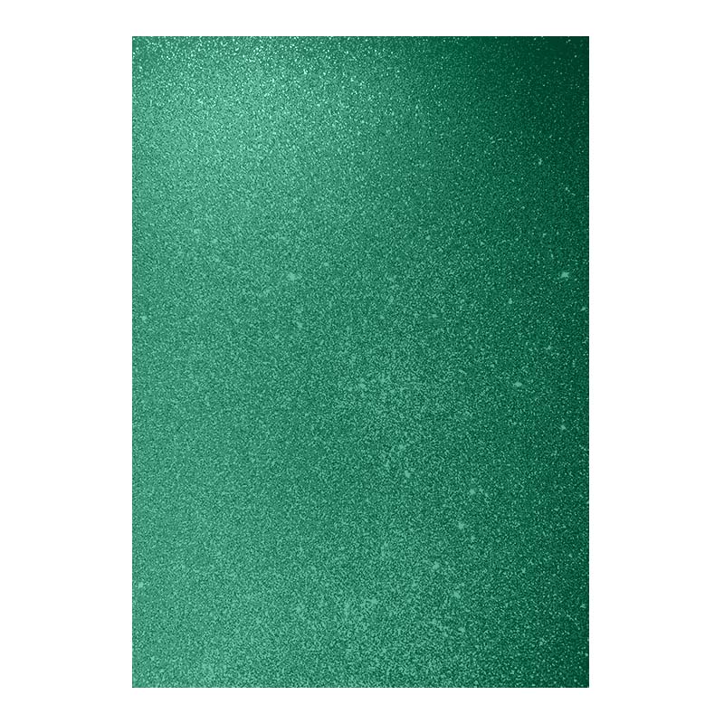 CARTULINA ESCARCHADA RIGID-GLITTER VERDE ESMERALDA 360GR 50x70CM