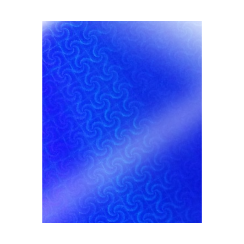 CARTULINA DOBLE FAZ HOLOGRAFICA AZUL ESTRELLAS 50x70CM