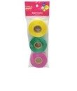 CINTAS DE REGALO BOLSA A/S 3 UND 15 mm x 25 yd MULTICOLOR 2 UNIDAD