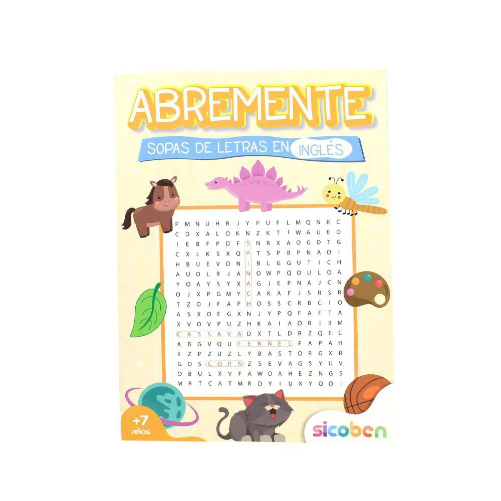 ABREMENTE SOPAS DE LETRAS-INGLES