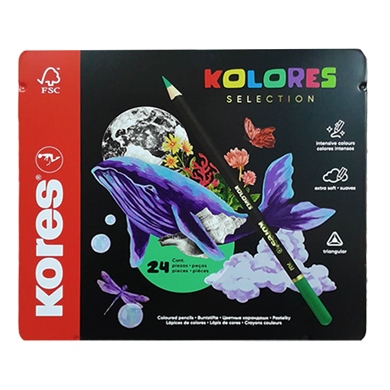 COLORES SELECTION x24PZS - CAJA DE METAL