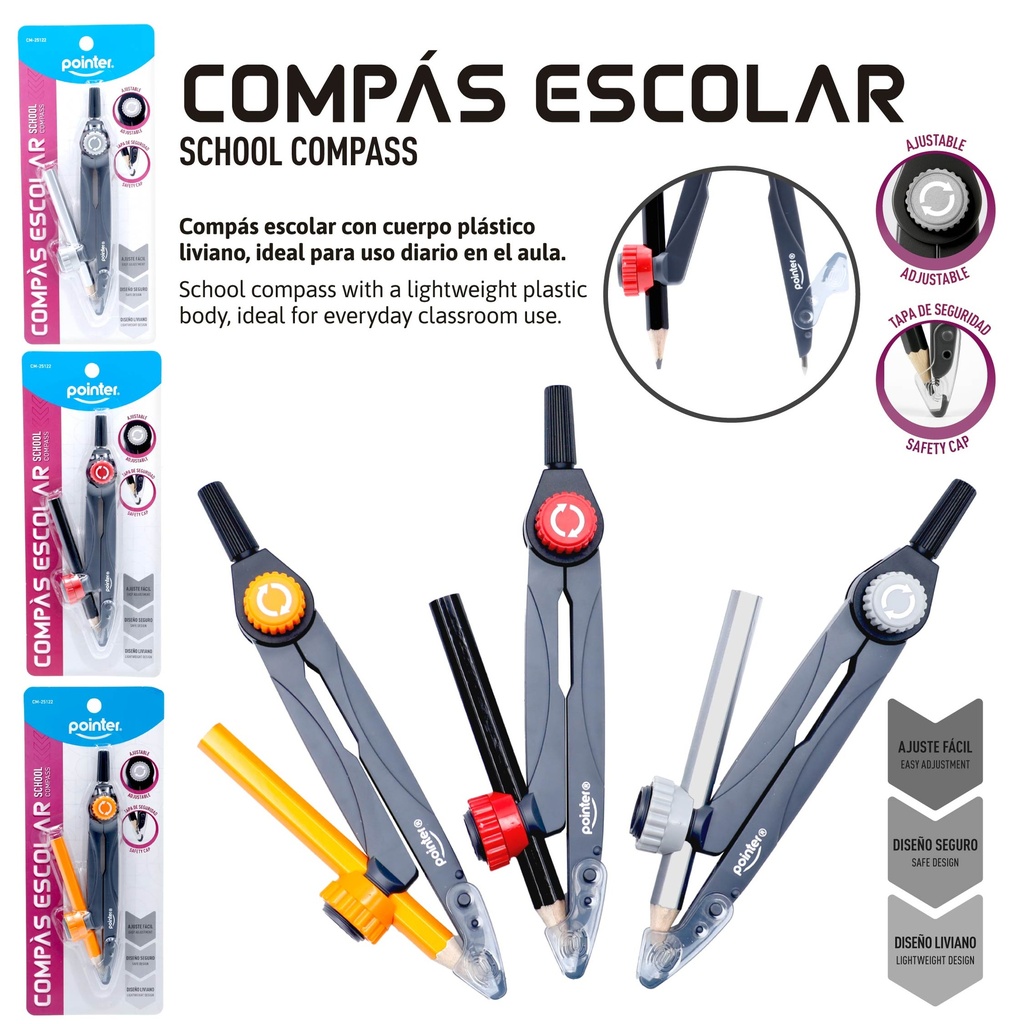 COMPAS PLASTICO 
