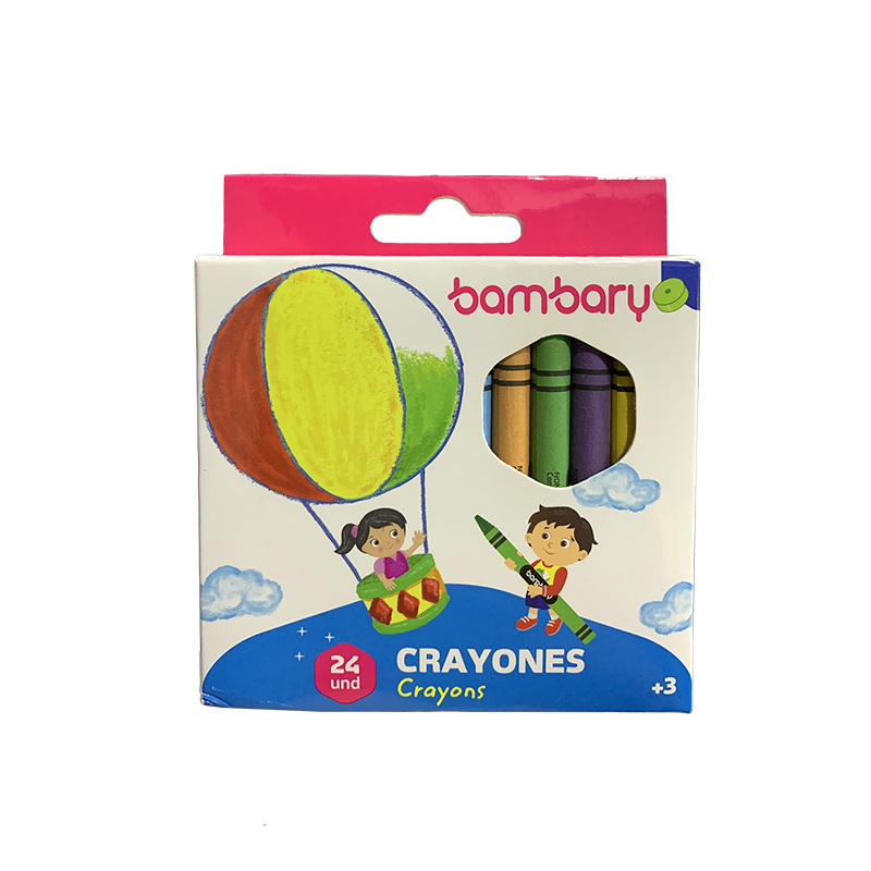 CRAYONES COLORES VIVOS x24UND
