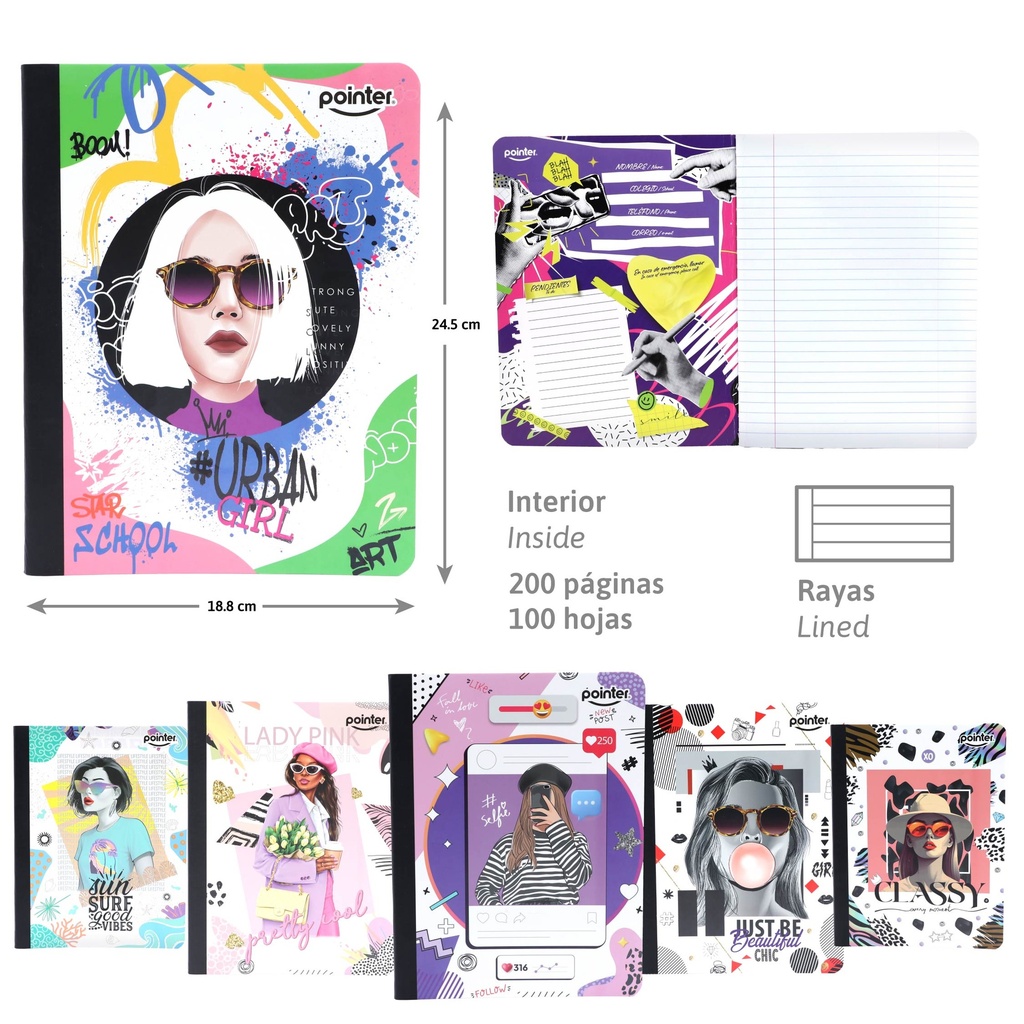 CUADERNO COSIDO RAYA ANCHA