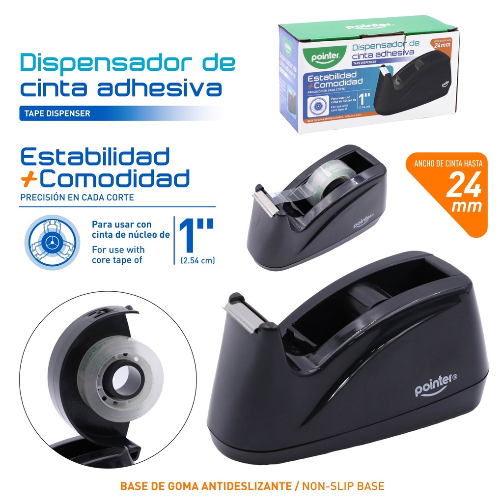 DISPENSADOR DE CINTA ADHESIVA 