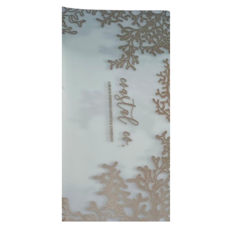 PAPEL COREANO HANSU TRASLUCIDO CORALINO - BLANCO MATTE 57x57CM