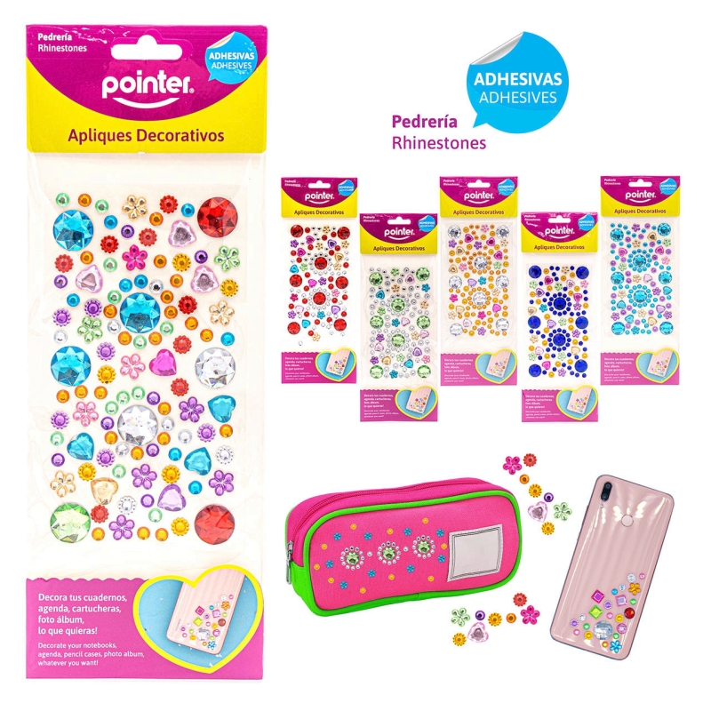 APLIQUES ADHESIVOS (PEDRERIA)
