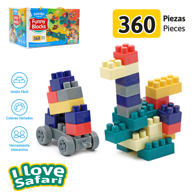 BLOQUES PARA ARMAR x360PZAS