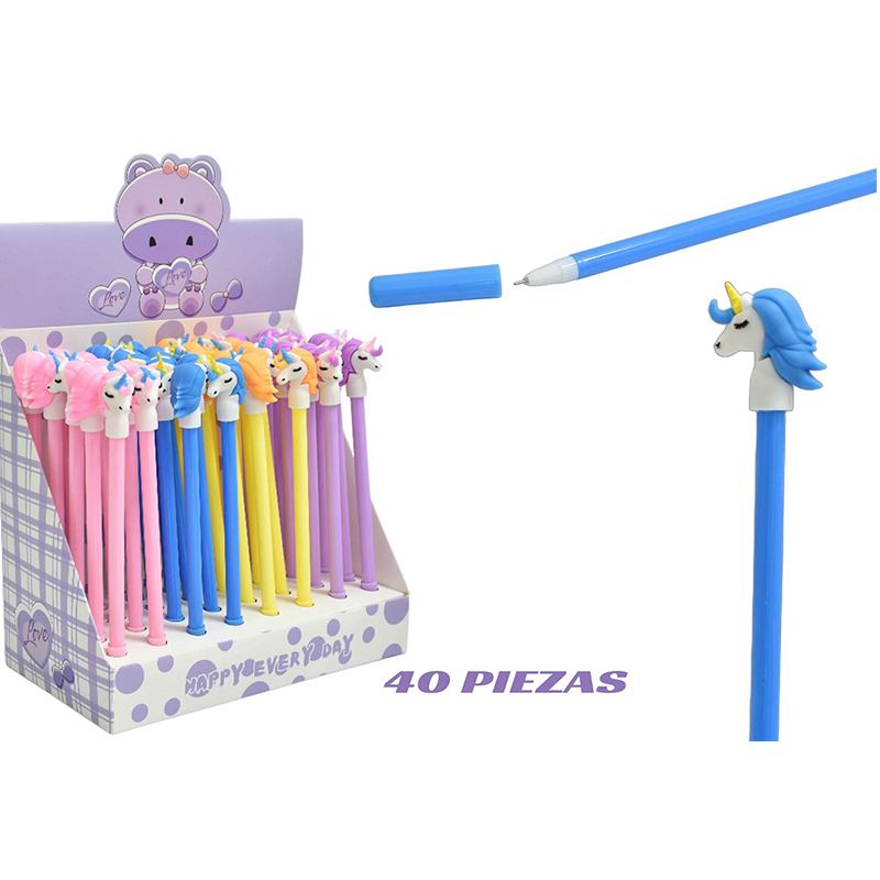 BOLIGRAFO DE GEL (UNICORNIO)