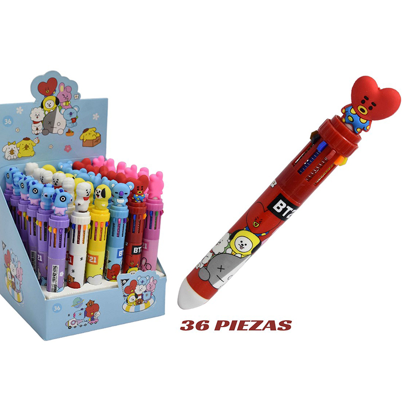 BOLIGRAFOS- MUÑEQUITOS (MULTICOLOR) X1