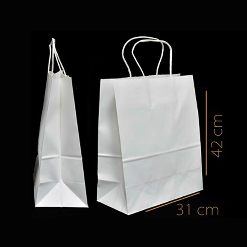 BOLSA DE PAPEL BLANCA XL