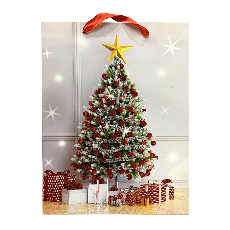 BOLSA DE REGALO (NAVIDEÑA) L