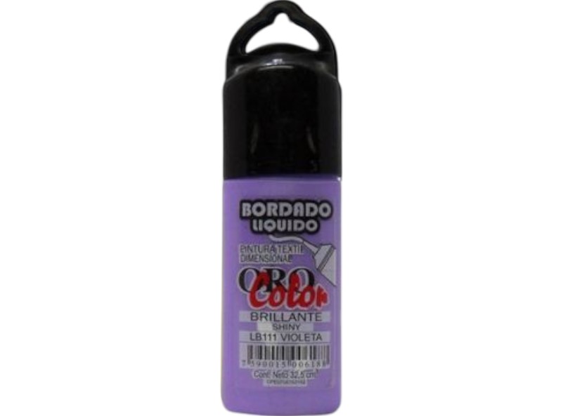 BORDADO LIQUIDO ESCARCHADO VIOLETA 32.5CM