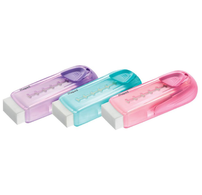 BORRADOR RETRACTIL PASTEL