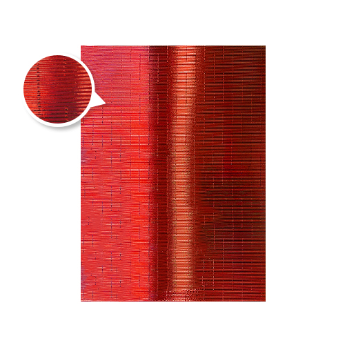 CARTON MICROMETAL BRILLANTE ROJO