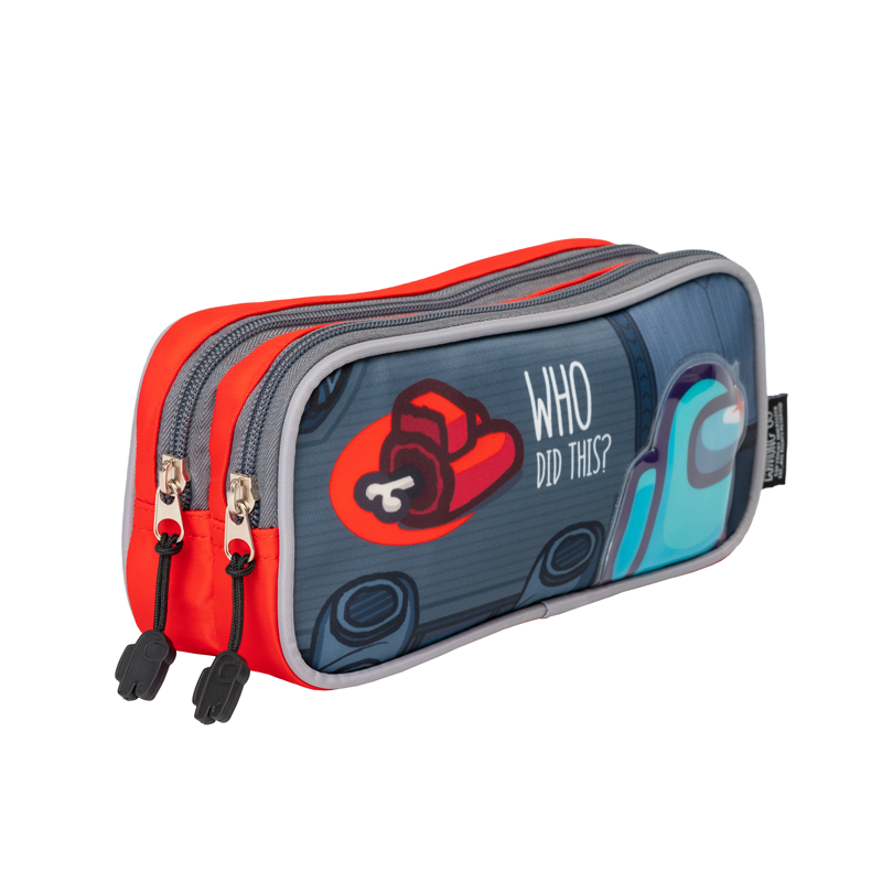 CARTUCHERA AMONG US 22x10x5 cm.