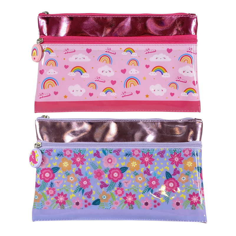 CARTUCHERA NUBES Y FLORES