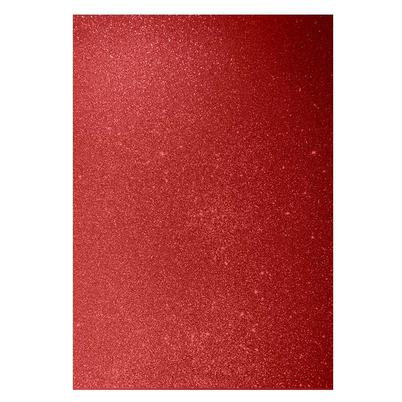 CARTULINA ESCARCHADA 350GR ROJO RUBI