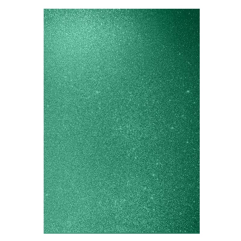 CARTULINA ESCARCHADA MICRO-METALIZADA VERDE ESMERALDA 350GR 50x70CM 