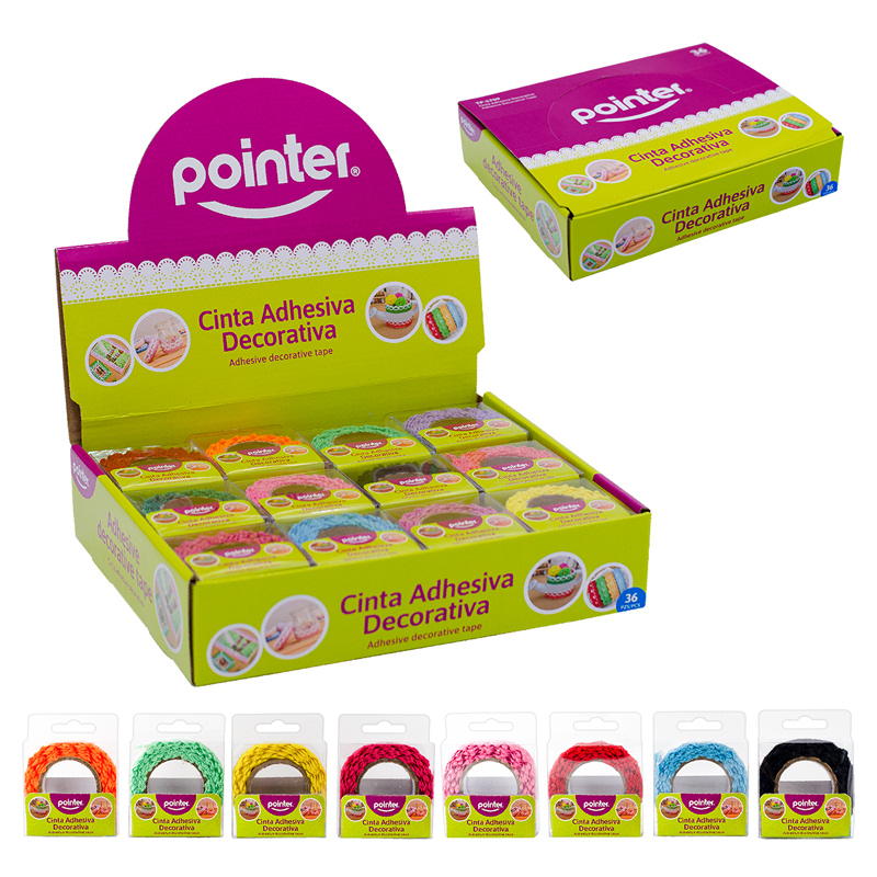 CINTA TEJIDA ADHESIVA DECORATIVA