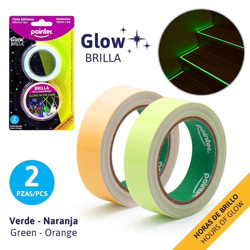 CINTA ADHESIVA LUMINOSA - 15mmx3m