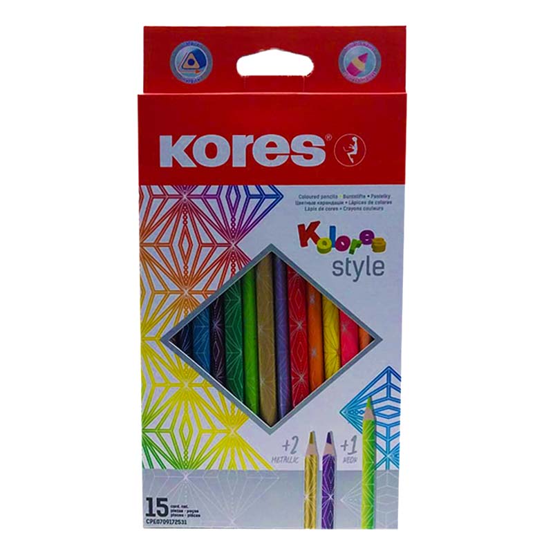COLORES STYLE x15PZS - (INCLUYE 2METALLIC + 1NEÓN)