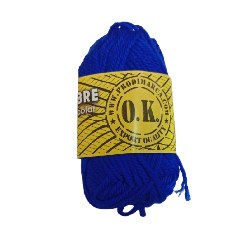ESTAMBRE ESCOLAR AZUL BANDERA - 12G