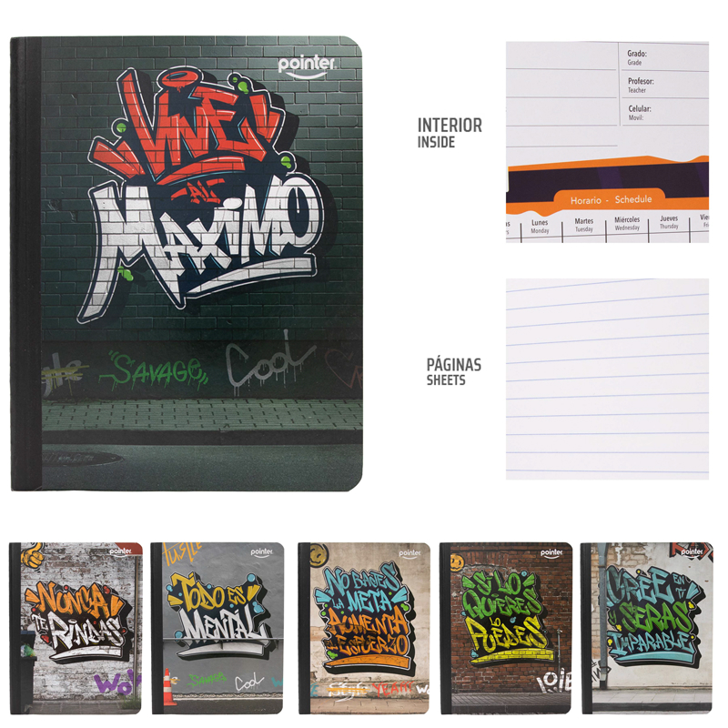 CUADERNO COSIDO RAYA ANCHA