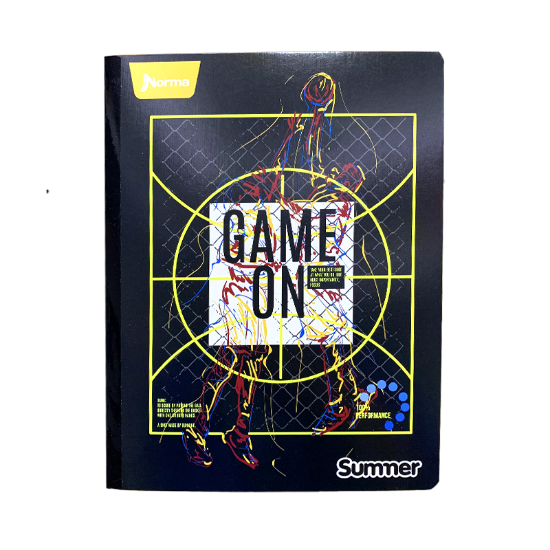 CUADERNO DE LINEA CON STICKER