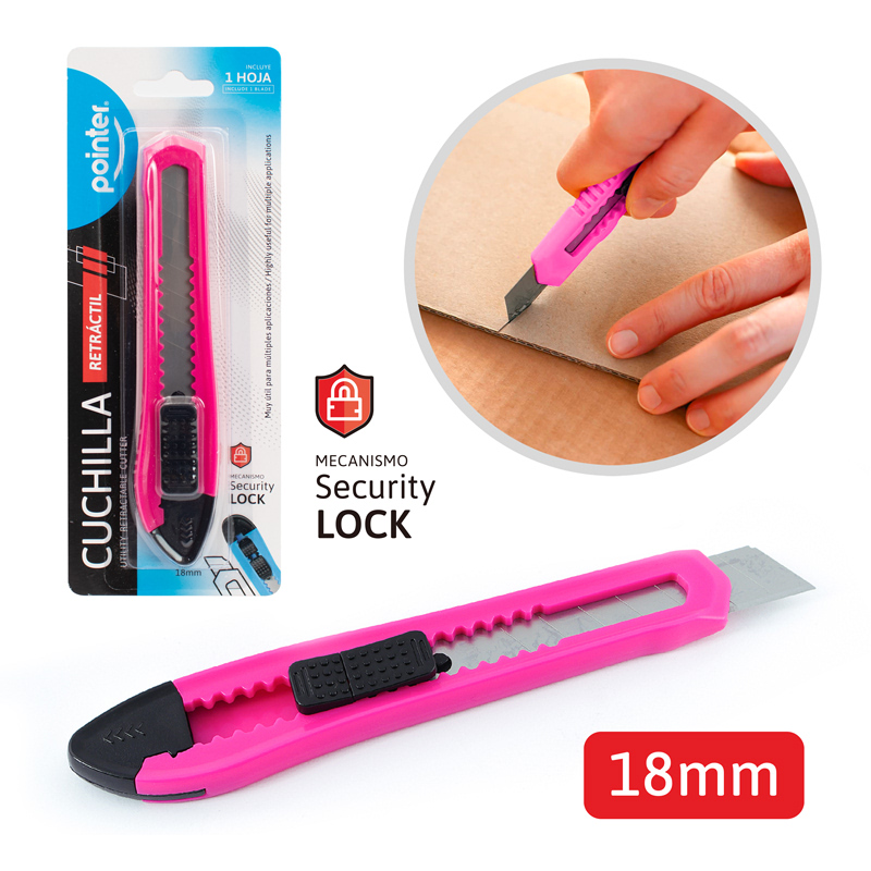 CUCHILLA RETRACTIL 18mm