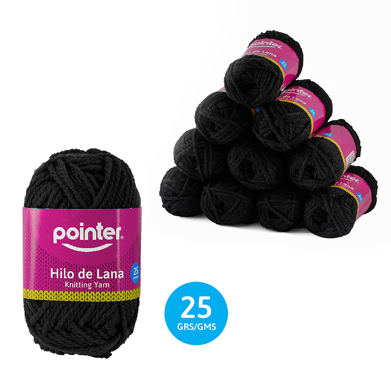 ESTAMBRE PARA MANUALIDADES NEGRO - 25GRS