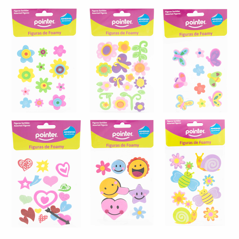 FIGURAS DE FOAMY ADHESIVAS