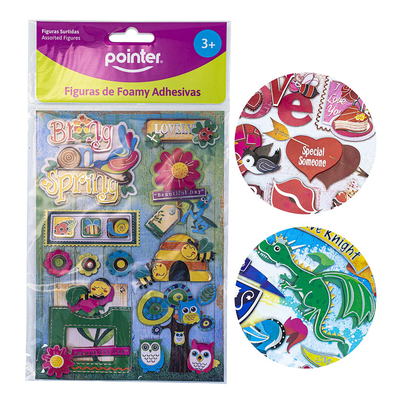 FIGURAS DE FOAMY ADHESIVAS 