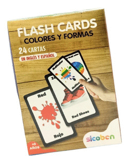 FLASH CARDS COLORES Y FORMAS